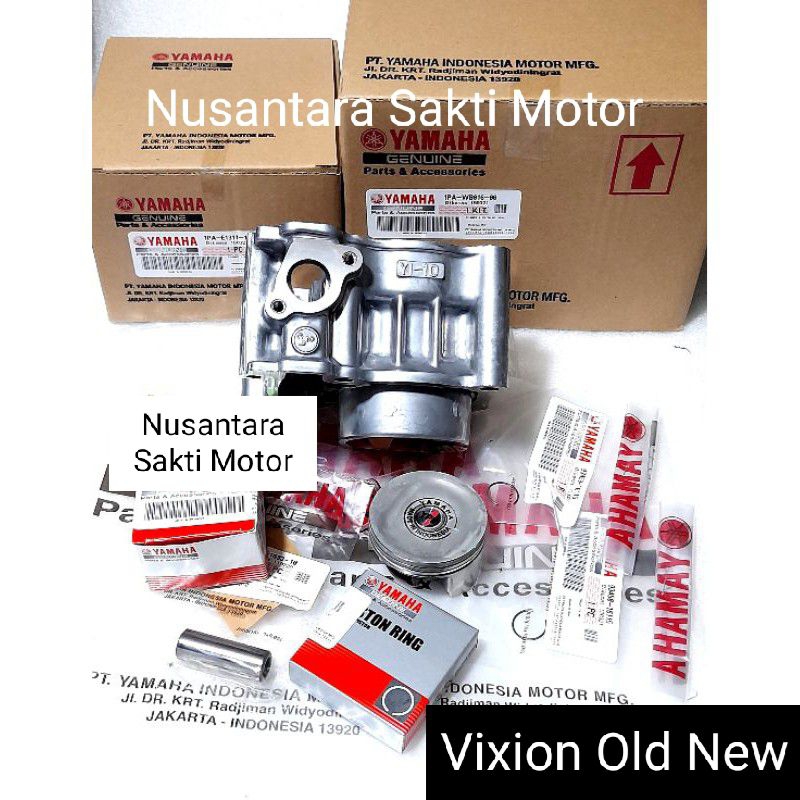 1PA-WB016-00 Cylinder Block blok + Piston kit set assy std Vixion Old New 3c1 1pa Pnp Upgrade Mx old