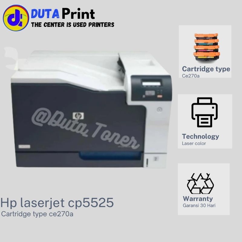 Printer HP Laserjet Cp5525dn a3 color
