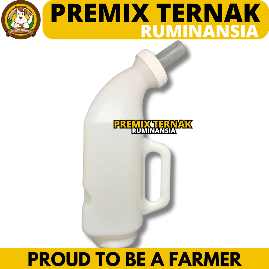 BOTOL DOT SAPI 2.5 LITER PUTIH - BOTOL DOT ANAK SAPI PEDET 2.5 LITER - DOT BERKUALITAS