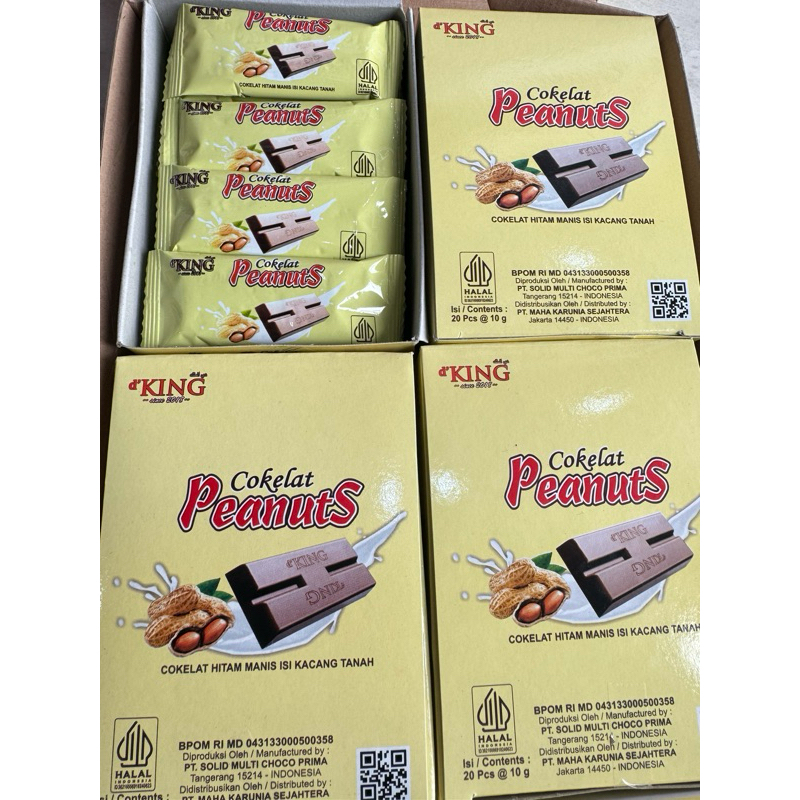 

King Cokelat Peanuts box kecil