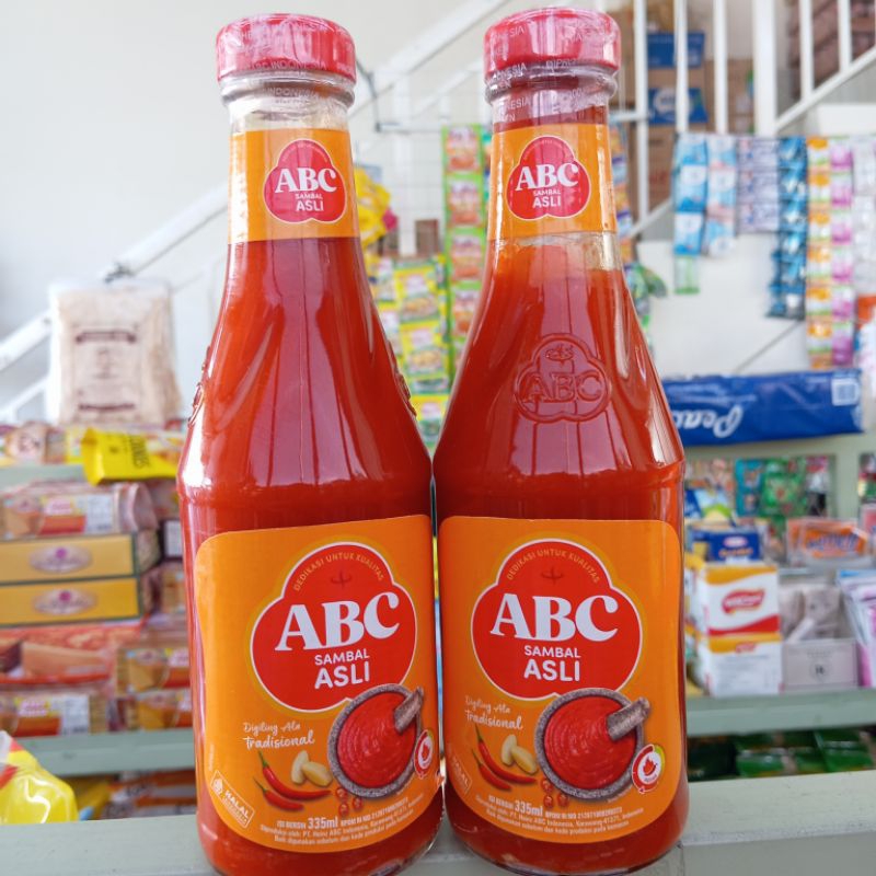 

ABC Saus Sambal Asli 335 ml (Botol Beling)