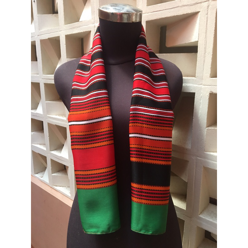 SYAL MERAH SCARF CHRISTMAS IMLEK SHAWL SELENDANG NATAL MOTIF HIJAU MURAH