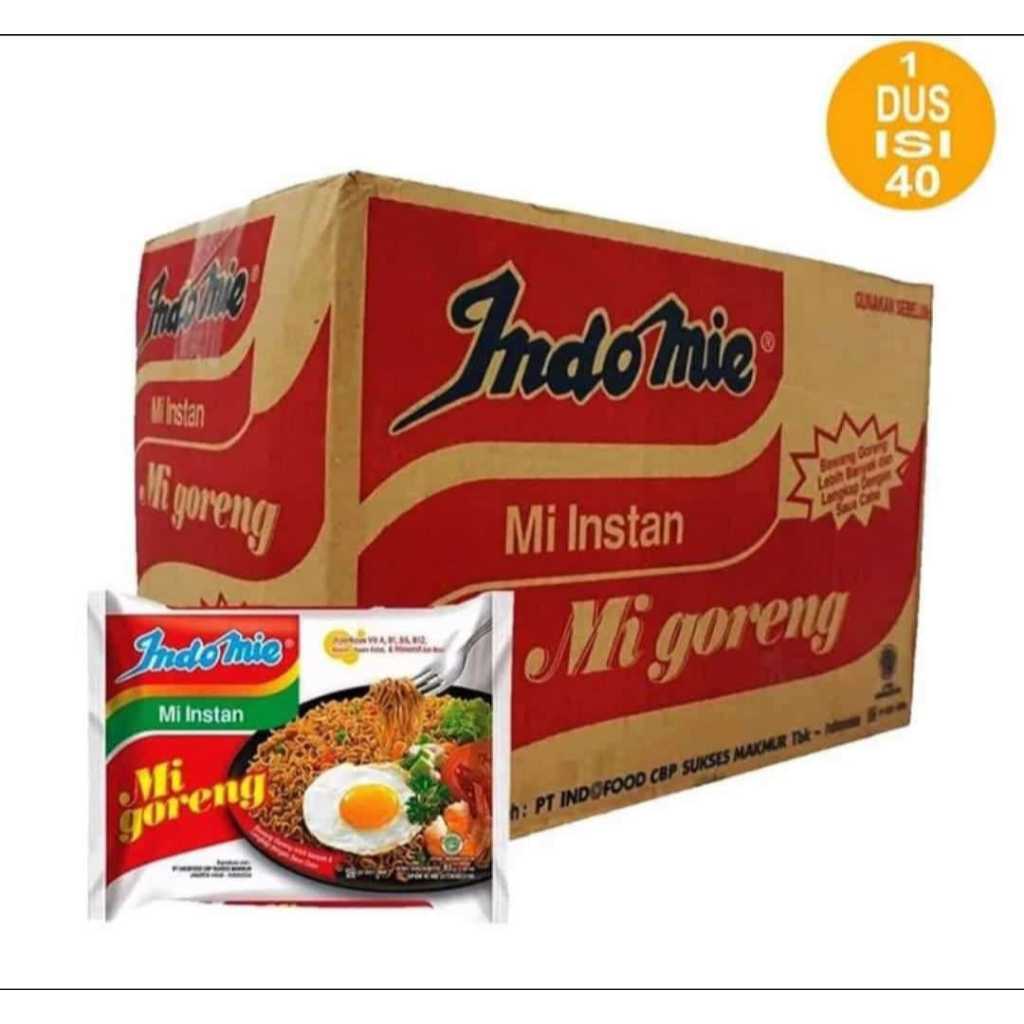 

indomie goreng 1 karton isi 40pcs