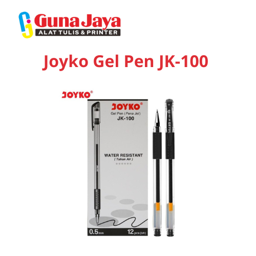 

Joyko Gel Pen JK-100 - Pulpen Gel Joyko dengan Tinta Halus dan Warna Cerah untuk Menulis Nyaman