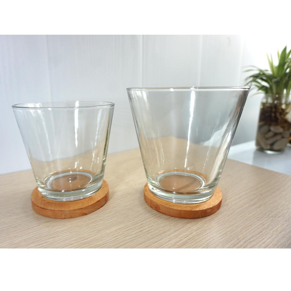 Vas Kaca Keranjang Bulat untuk Tanaman Air dan Ikan Cupang