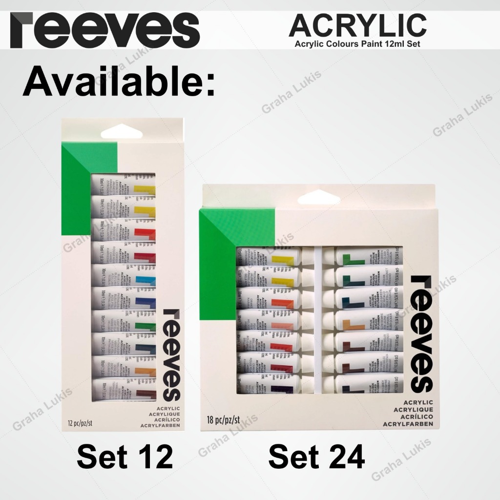 

Reeves Acrylic Colour Set 12
