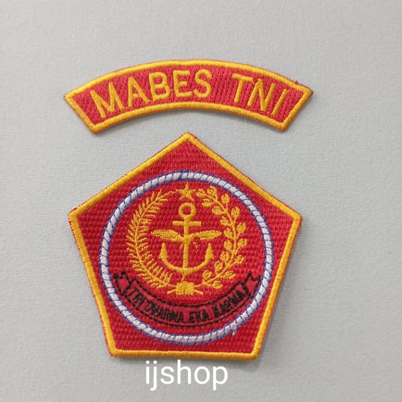 Badge Bordir Mabes TNI | Bodir Mabes TNI | Bet bordir Mabes