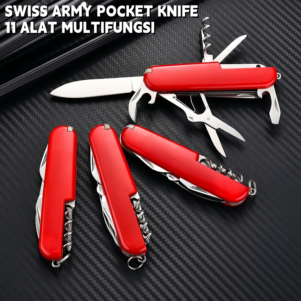 Pocket knife Knifezer Pisau Pocket Knife EDC Multifungsi 11 in 1 knifezer pisau tersembunyi knifezer
