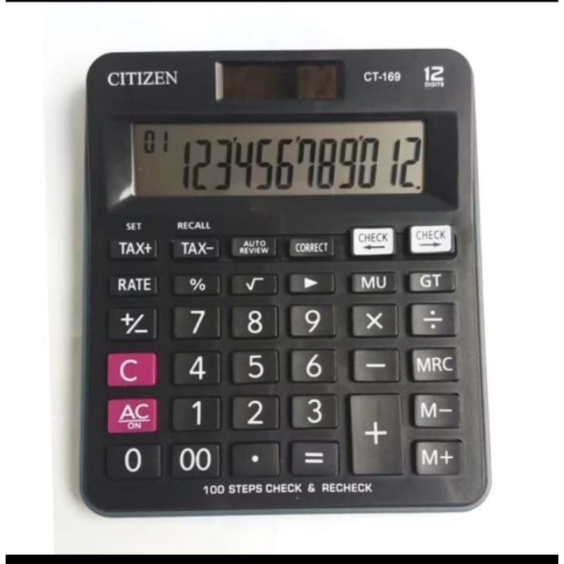 

KALKULATOR CITIZEN CT 169 / CALCULATOR CT 169 12 DIGIT