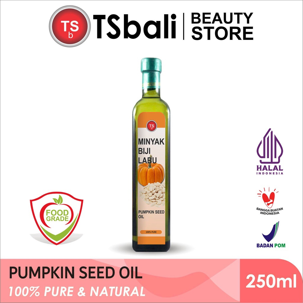 

TSb Minyak Biji Labu / Organic Pumpkin Seed Oil TSBali 100% Murni & Alami 250ml