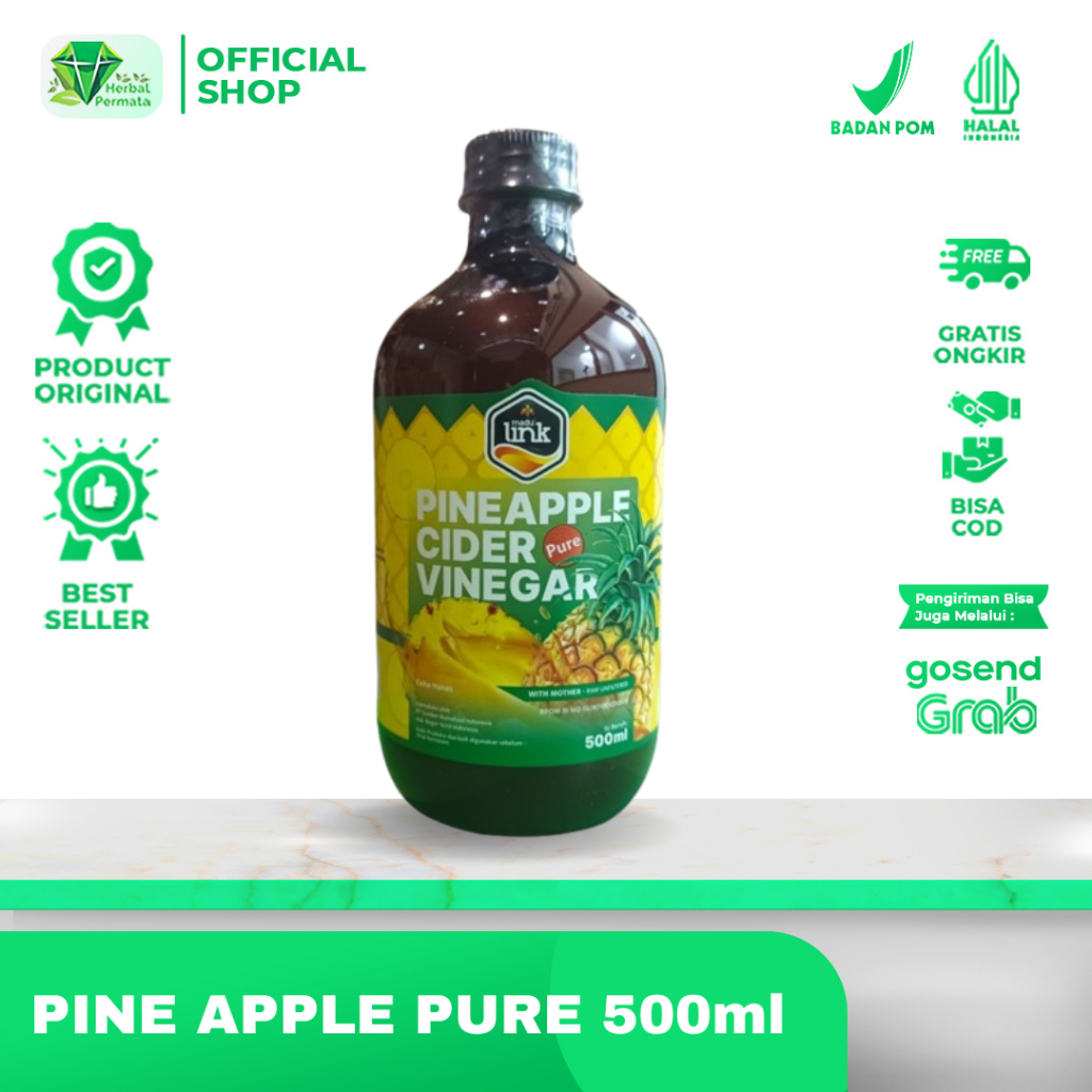 

Link - Cuka Nanas Pure Organic Murni Tanpa Campuran - Pineapple Cider Vinegar 500ml