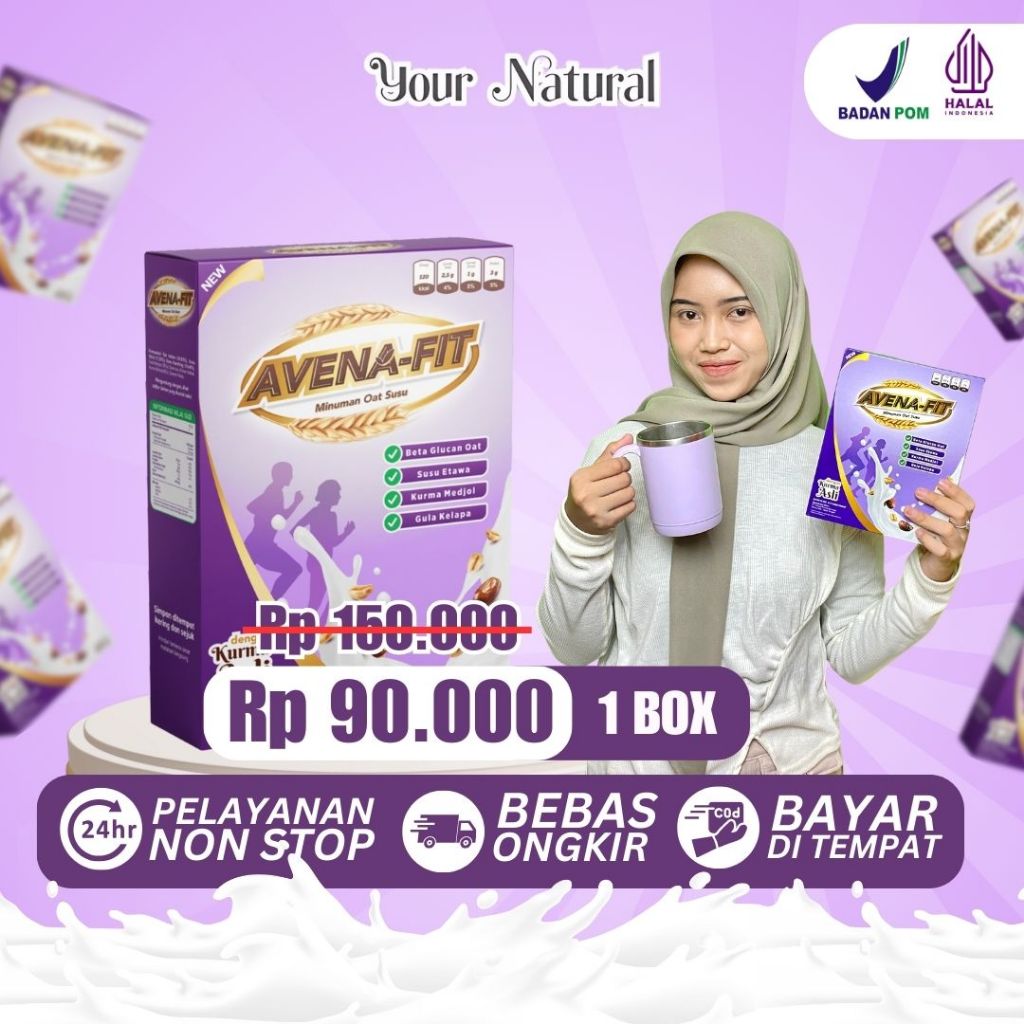 

Avena fit - Susu Sereal Sehat & Bergizi Membantu Menurunkan Kolesterol Tinggi Tanpa Efek Samping