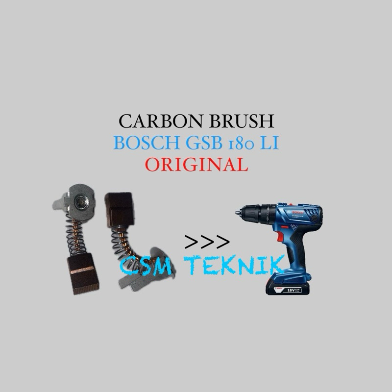 CARBON BRUSH MESIN BOR BATERAI BOSCH GSB 180 LI ARANG BOR BATERAI BOSCH GSB 180 LI (ORIGINAL)