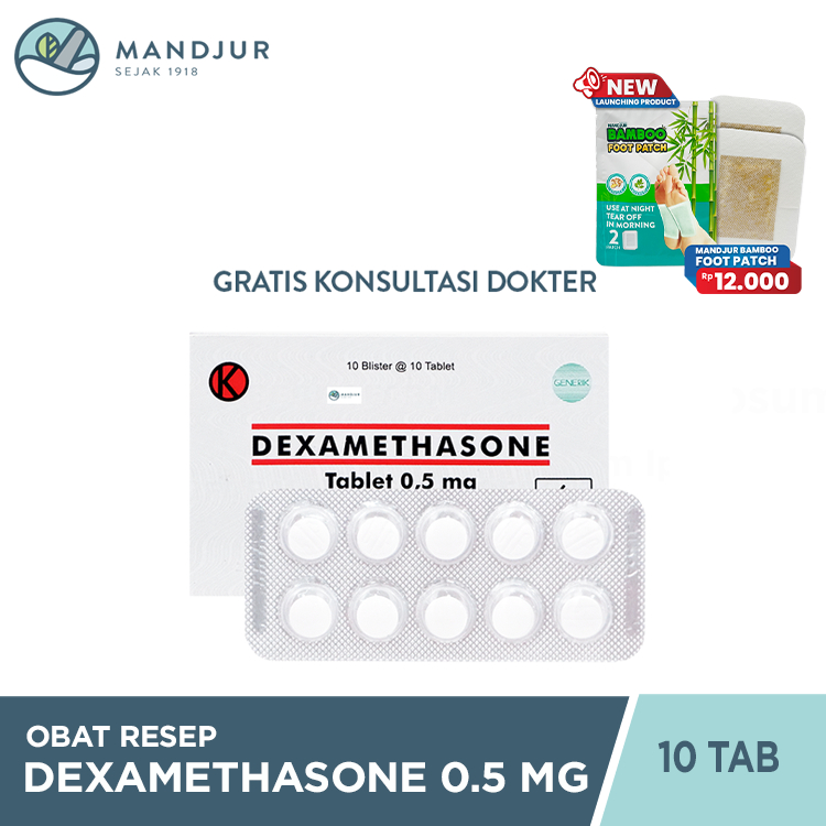 Dexamethasone 0.5 Mg Strip 10 Tablet