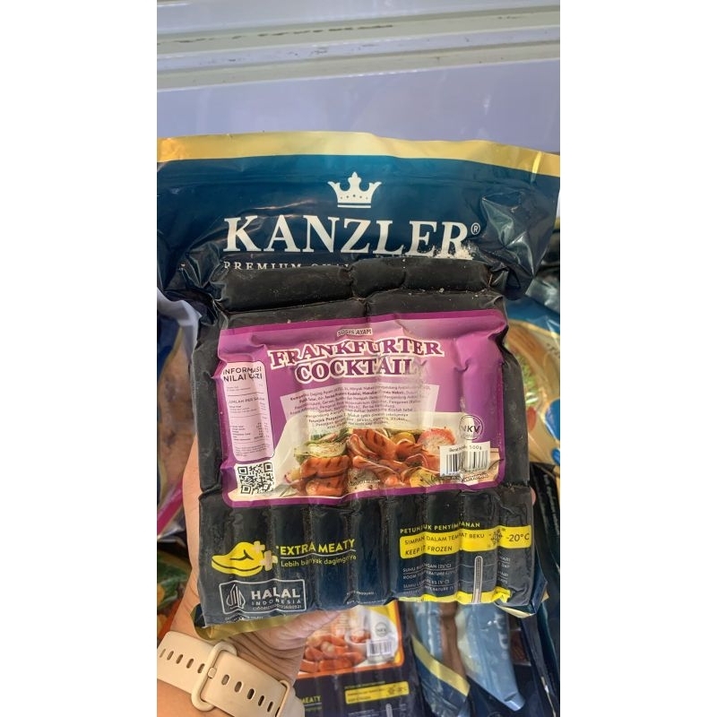 

Kanzler Premium Frankfurter Cocktail 500g