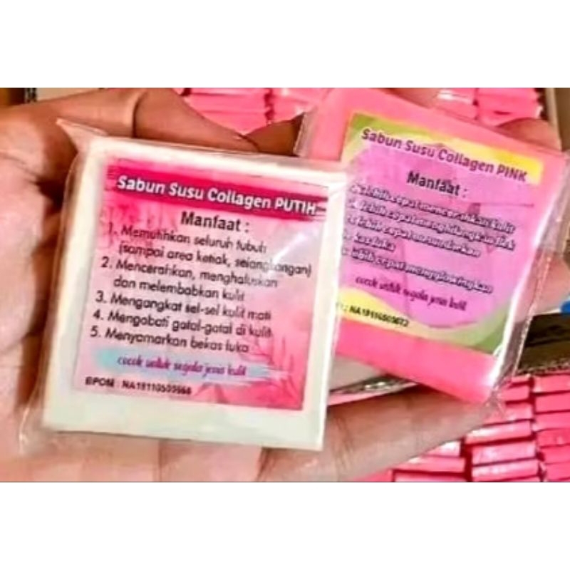 Sabun Susu Colagen Pemutih Badan BPOM