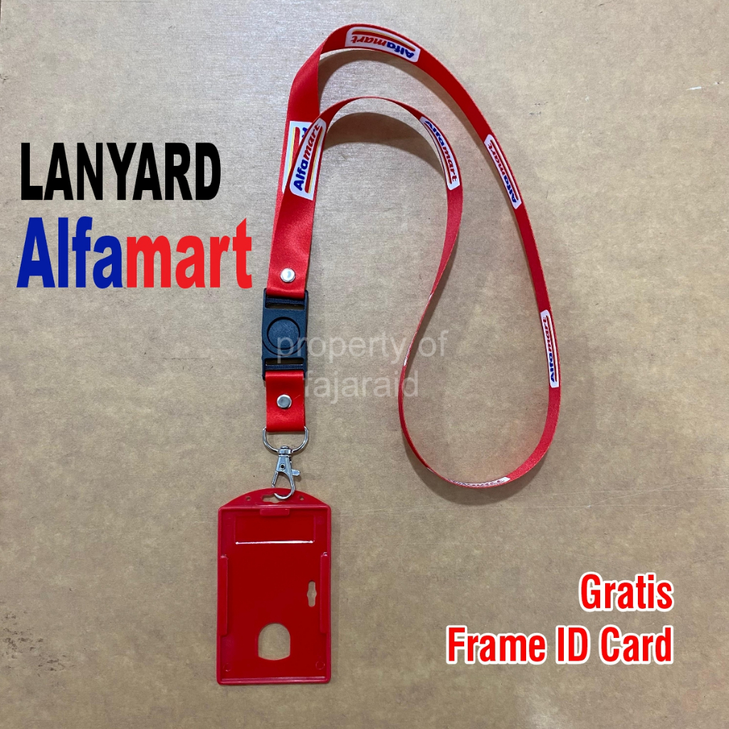 

Tali Lanyard Alfamart Gratis Frame / Casing ID Card