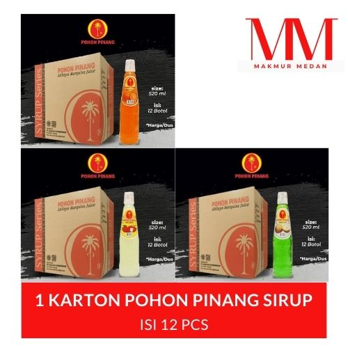 

1 KARTON SIRUP POHON PINANG ISI 12 PCS