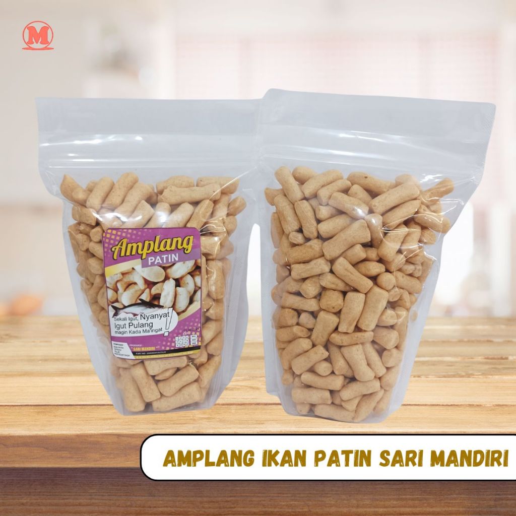 

Amplang Ikan Patin Sari Mandiri kemasan medium