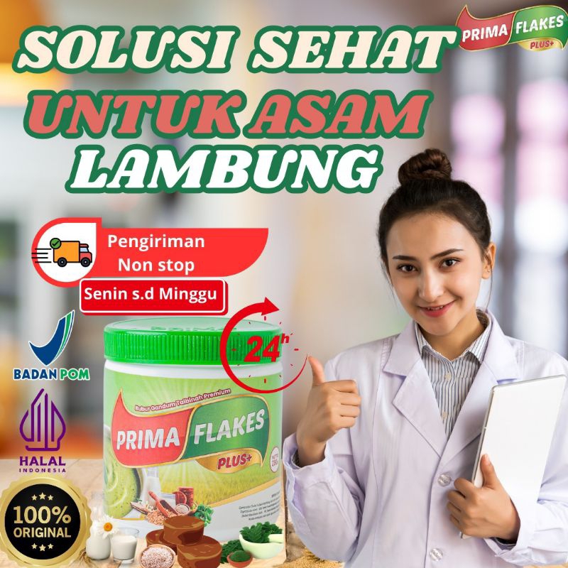 

( PROMO TERBATAS)PAKET 1 PCS PRIMAFLAKES PLUS+ Dapat Membersihkan usus kotor