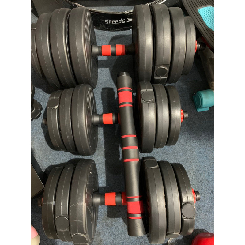 Dumbbell Set PVC TOTAL FITNESS LENGKAP