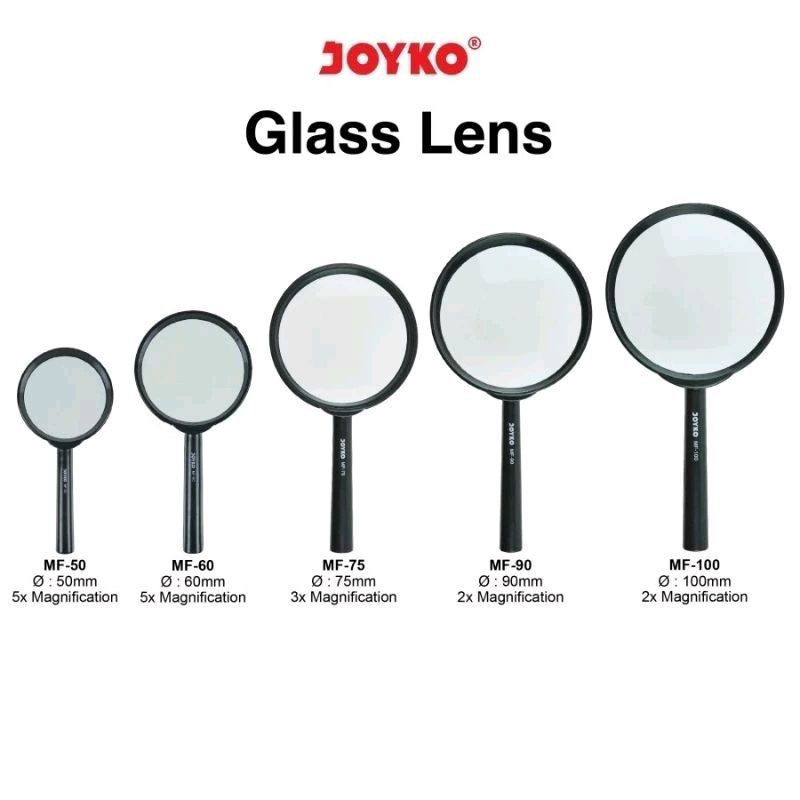 

Baru Kaca Pembesar Joyko Ukuran 50Mm 60Mm 75Mm 90Mm 100Mm