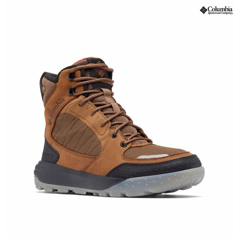 COLUMBIA Portlander Omni Heet Infinity Original Sepatu Boots Hiking Pria - Dk BrownSpice