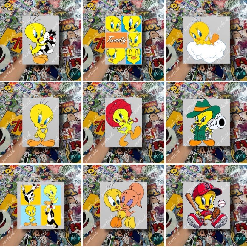 

Stiker Sablon Setrika Sablon TWEETY