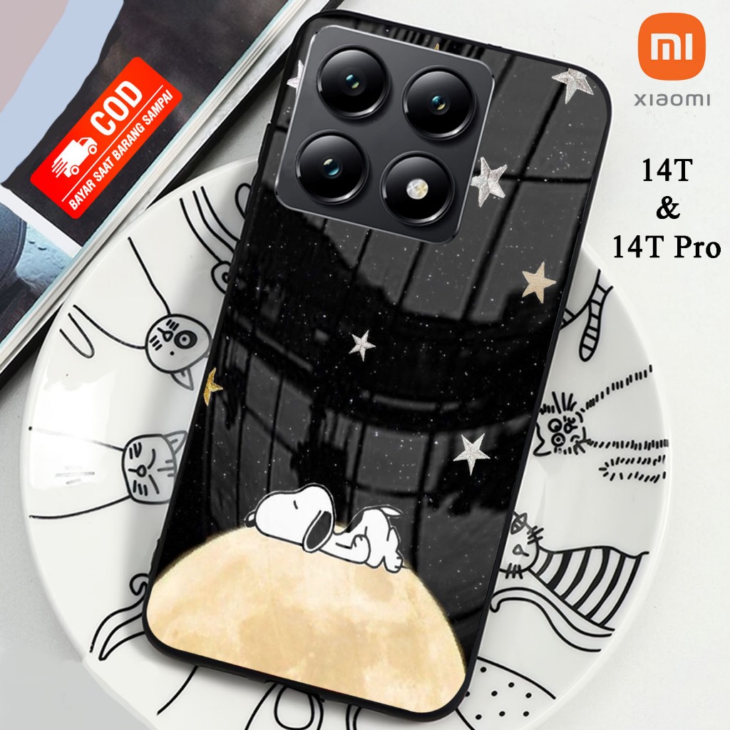 Softcase Kaca XIAOMI 14T & XIAOMI 14T PRO  - Case Handphone XIAOMI 14T & XIAOMI 14T PRO [T121]