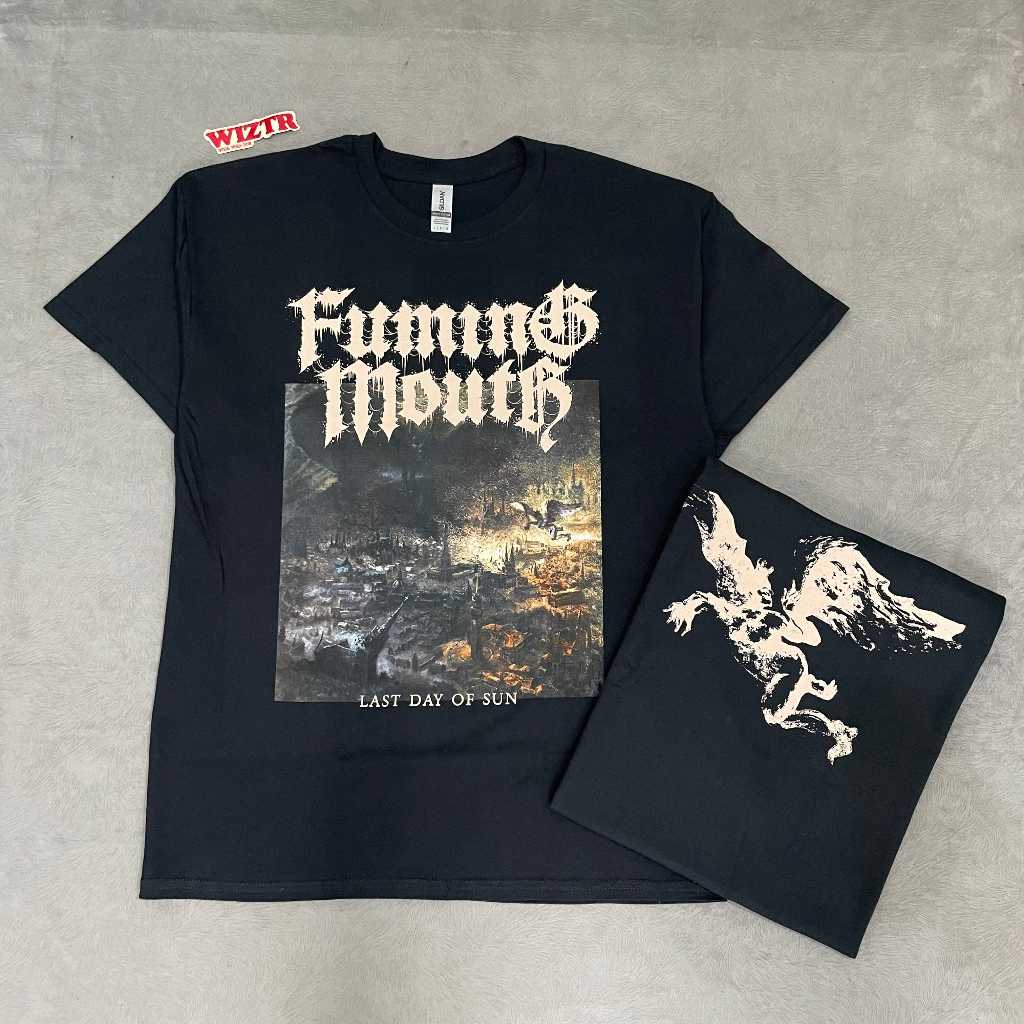 T-Shirt / Kaos Band FUMING MOUTH - LAST DAY OF SUN Official Merchandise Original