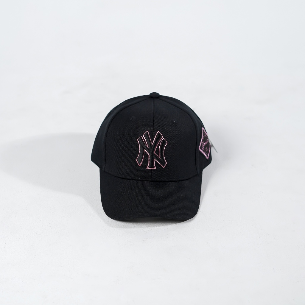 Topi MLB NY OUTLINE YANKEES PINK BLACK CAP 100% ORIGINAL