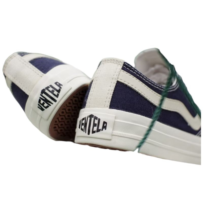 DISKON VANTELA PUBLIC LOW DARK HITAM PUTIH 100%ORIGINAL SEPATU SNECKERS PRIA