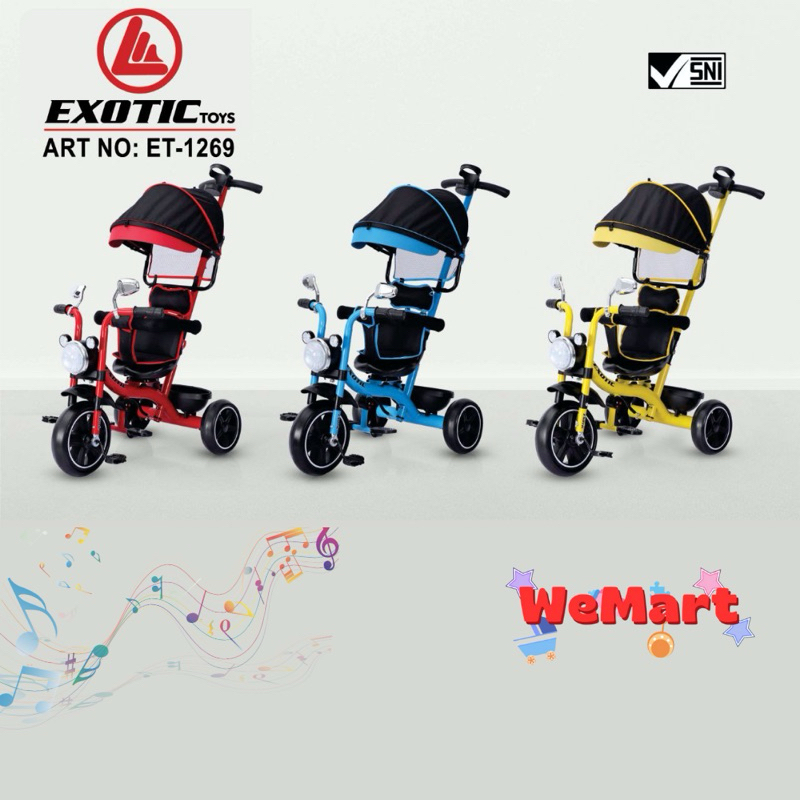 EXOTIC TRICYCLE ET-1269 SEPEDA RODA TIGA