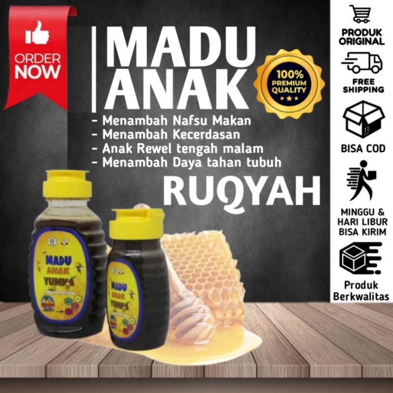 

MADU ANAK | MENAMBAH NAFSU MAKAN | KECERDASAN | BERAT BADAN