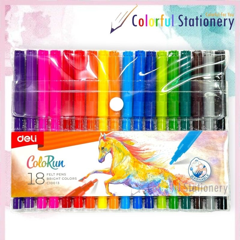

Spidol Deli 18 Warna C10013