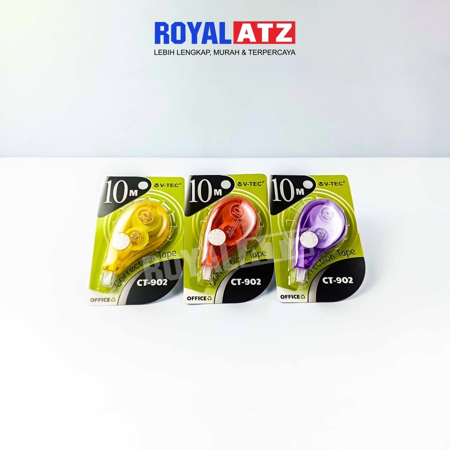

Correction Tape / Tip Ex Kertas CT-902 V-Tec