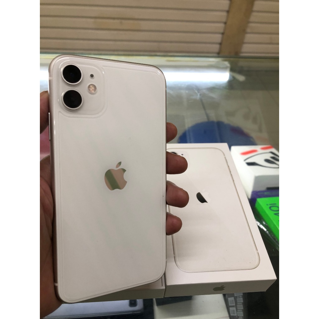 iPhone 11 128GB Bekas White Original iBox