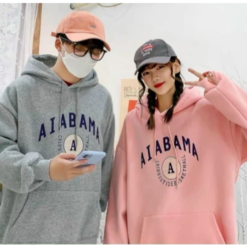 Jaket Jumbo Zipper S, M, L, XL, XXL, 3XL, 4XL, 5XL Pria Wanita Hoodie Big Size Hodie ALABAMA Streetw