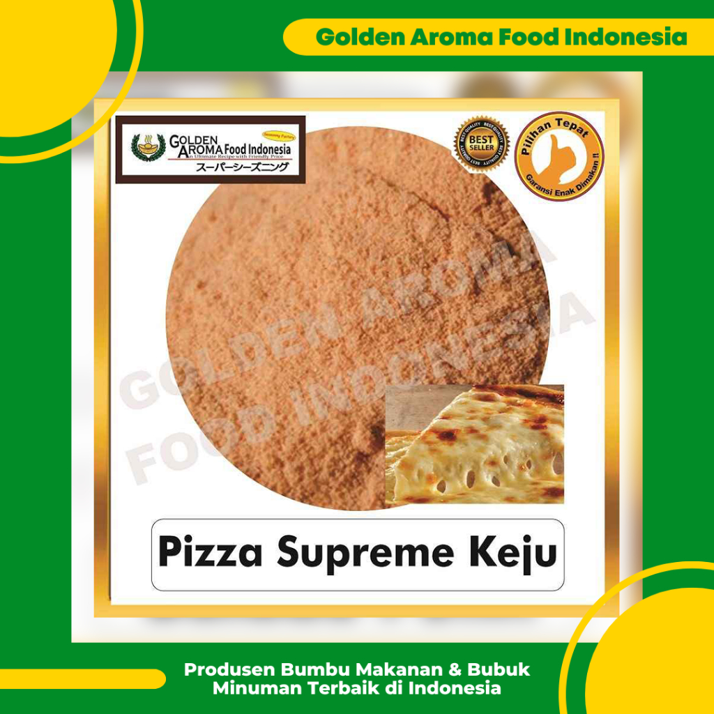 

Bumbu Tabur Rasa Pizza Supreme Keju 1kg, Jual Bubuk Tabur Cheese Supreme Pizza Murah Enak Aman GAFI