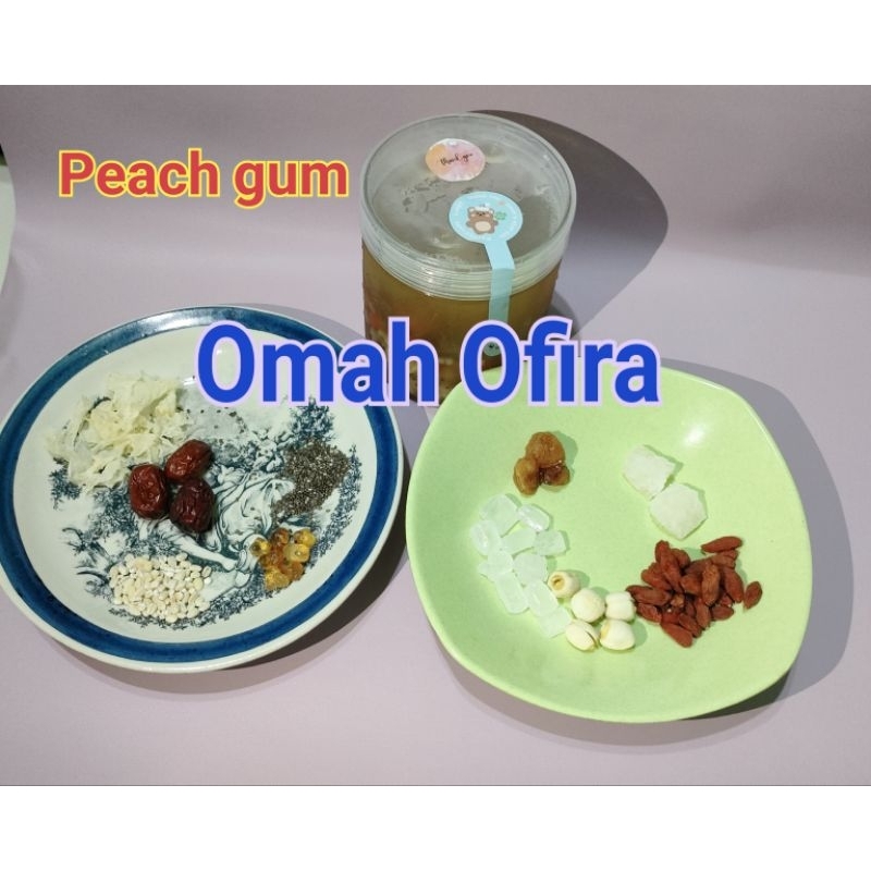 

Peach Gum Dessert Matang Siap saji / Collagen / Dessert Sehat / Home Made