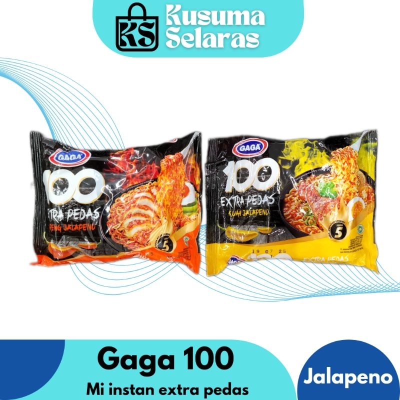 

Gaga 100 Extra Pedas Jalapeno Mi Instan