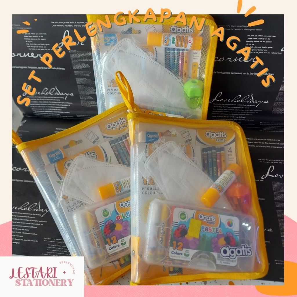 

Set Stationery Agatis | Agatis Stationery Prime Combo Set 4 | PAket ATK | Stationery Set | Lestari Stationery