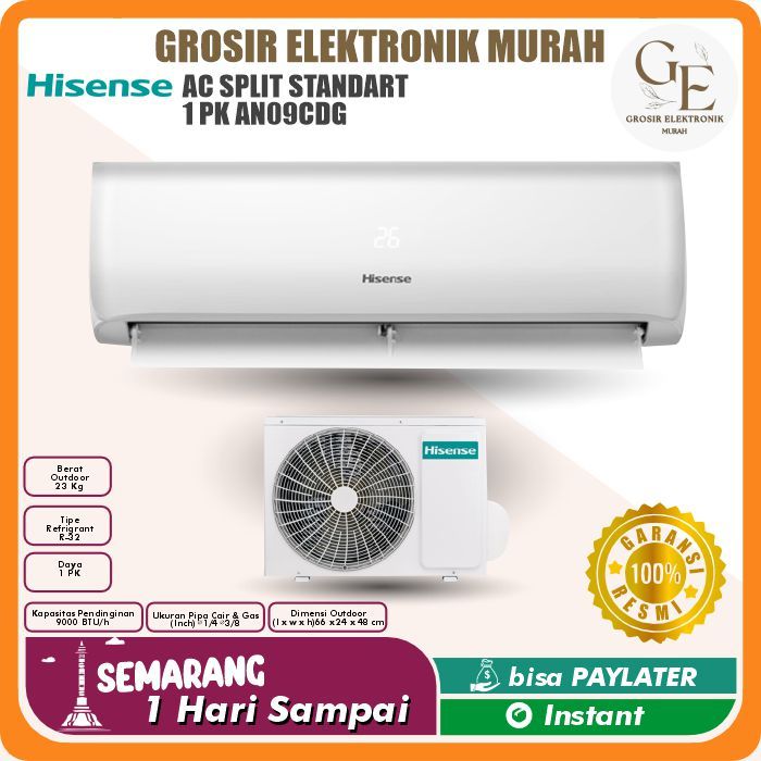 AC HISENSE AN 05 CDG 1/2 PK AN05CDG LOW WATT UNIT ONLY
