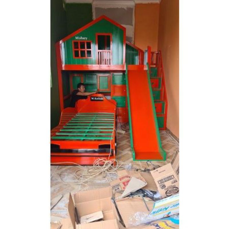 TEMPAT TIDUR ANAK/TEMPAT TIDUR ANAK MOBIL/TEMPAT TIDUR ANAK SLUNCURAN/TEMPAT TIDUR ANAK CUSTOM