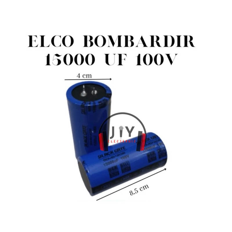 Elco 15000uf 100v Bombardir Original / Kapasitor 15000uf 100v (2 pcs)