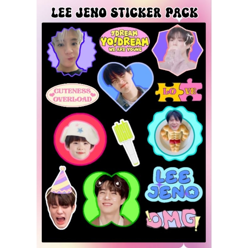 

NCT DREAM - LEE JENO STICKER PACK A6