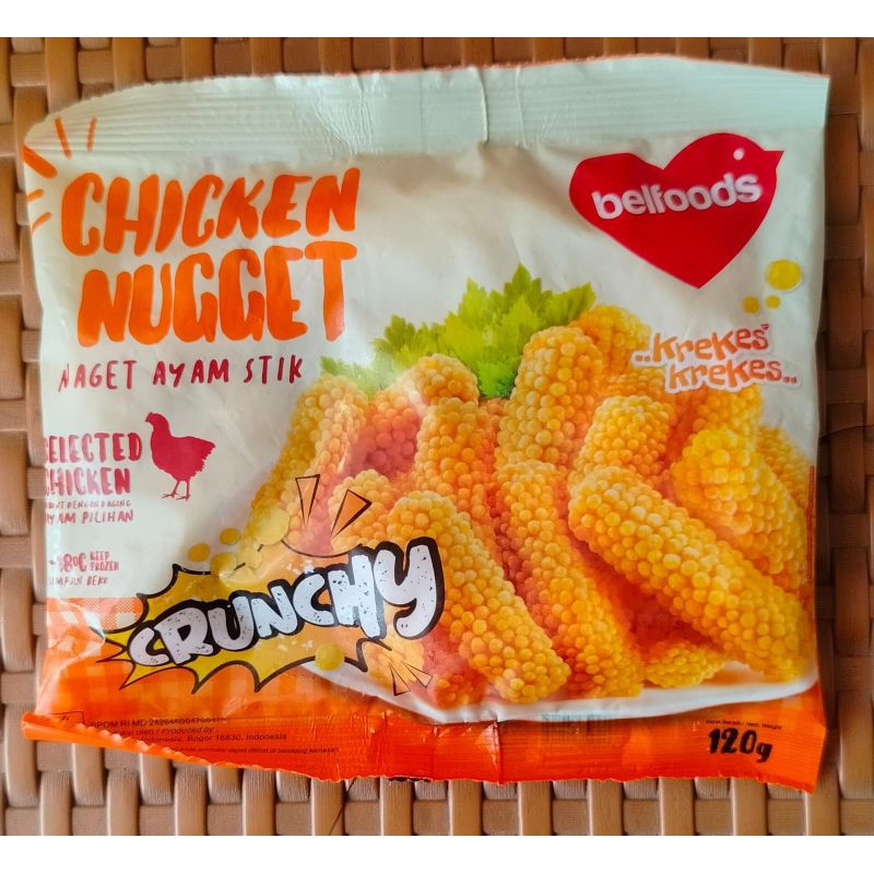 

Belfoods Naget Chicken Nugget Ayam Crunchy 120 gram