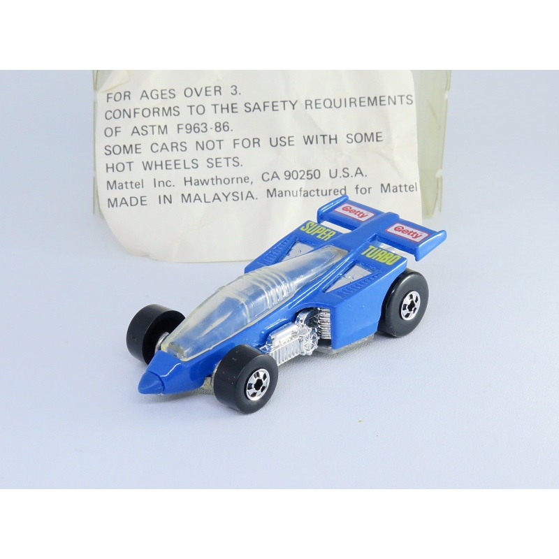 Hot Wheels loose Shadow Jet - Getty - blue