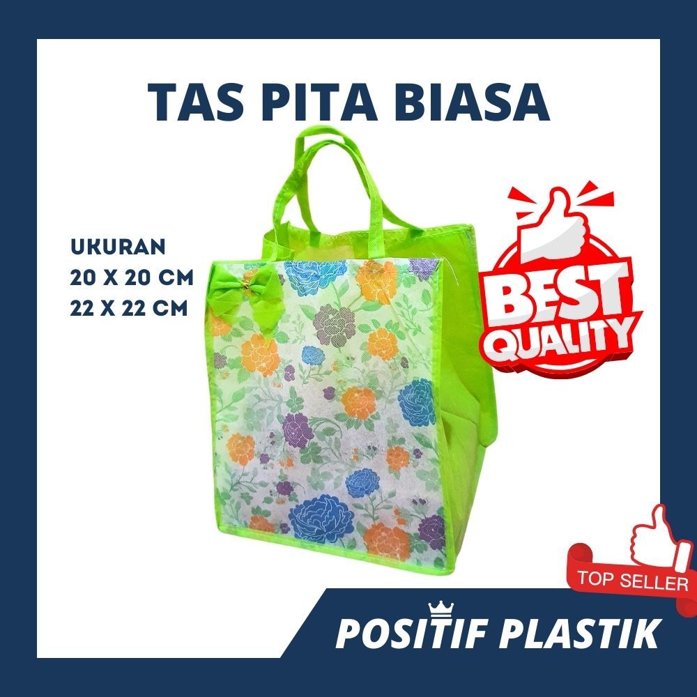 

[1 LUSIN/12PCS] Tas Pita Biasa Uk 20 22 - Tas Hajatan - Tas Kain Pita - Tas Berkatan - Tas Wakul Waskom