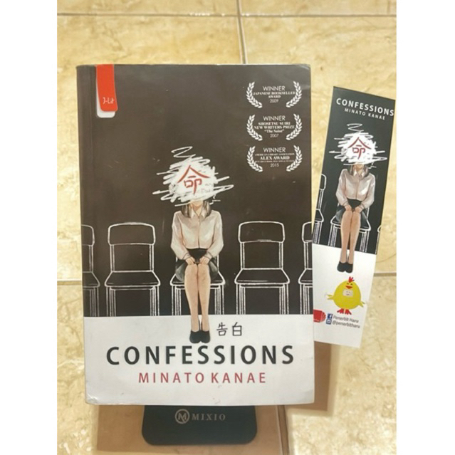 (PRELOVED) BOOKED  Confessions - Minato Kanae - Nover Bekas - Orginal Murah